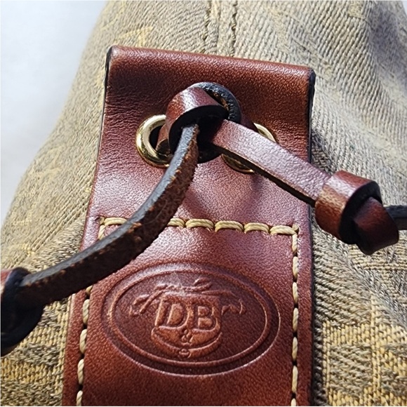 Dooney & Bourke Signature Anniversary Canvas & Leather Hobo Bag Like New - Picture 15 of 15